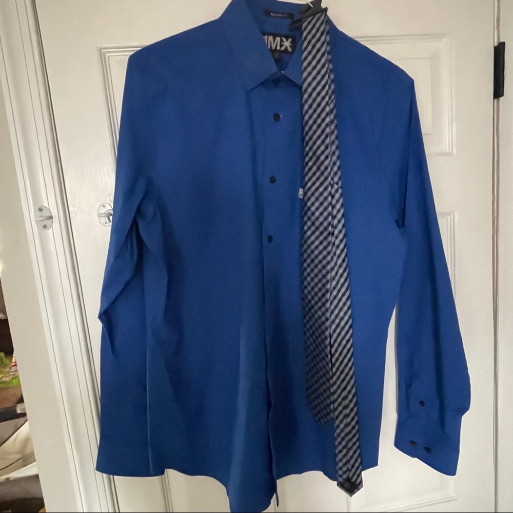Express Men 1MX Dress Shirt & Tie both NWT